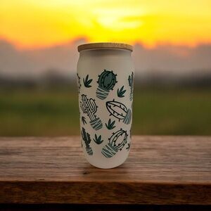 Cactus 16 oz Frosted Tumbler